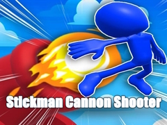 leikur Stickman Cannon Shooter