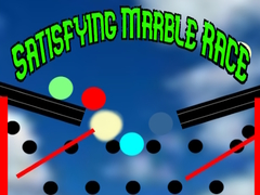 leikur Satisfying Marble Race