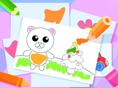 leikur Toddler Drawing: Cute Pig