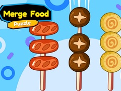 leikur Merge Food Puzzle