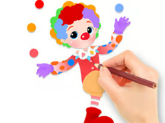leikur Coloring Book: Funny Clown