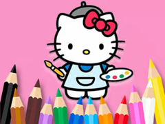 leikur Coloring Book: Hello Kitty Painting