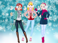 leikur Princesses Winter Spree