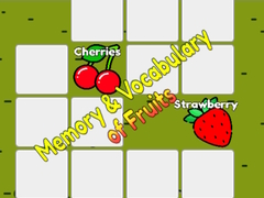 leikur Memory & Vocabulary of Fruits