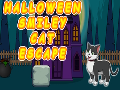 leikur Halloween Smiley Cat Escape