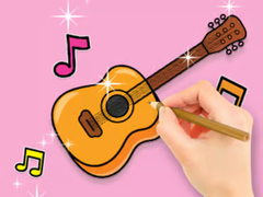 leikur Coloring Book: Star Guitar