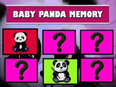 leikur Baby Panda Memory