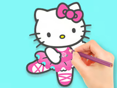 leikur Coloring Book: Hello Kitty Dancing