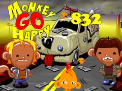 leikur Monkey Go Happy Stage 832