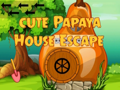leikur Cute Papaya House Escape