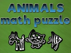leikur Animals Math Puzzles