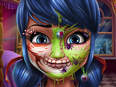 leikur Dotted Girl Halloween Makeup