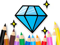 leikur Coloring Book: Shining-Diamond