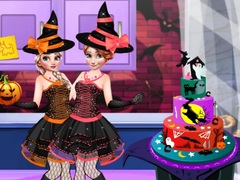 leikur Halloween Party Cake