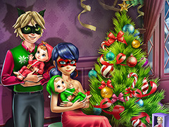 leikur Dotted Girl Family Christmas