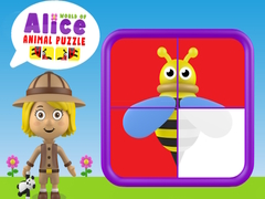 leikur World of Alice Animals Puzzle