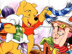 leikur Jigsaw Puzzle: Winnie Clean Up