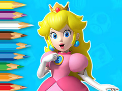 leikur Coloring Book: Young Princess Peach