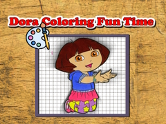 leikur Dora Coloring Fun Time