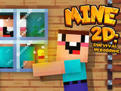 leikur Mine 2D Survival Herobrine