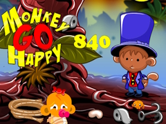 leikur Monkey Go Happy Stage 840