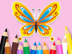 leikur Coloring Book: Beautiful Butterfly