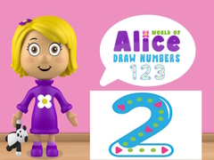 leikur World of Alice Draw Numbers