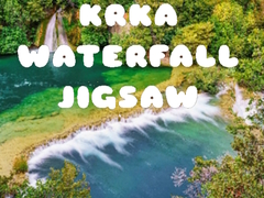leikur Krka Waterfall Jigsaw