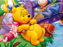leikur Jigsaw Puzzle: Winnie Fishing