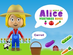 leikur World of Alice Vegetables Names