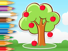 leikur Coloring Book: Apple Tree