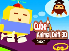 leikur Cube Animal Drift 3D