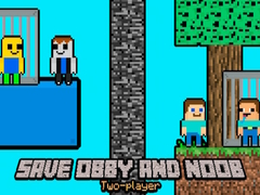 leikur Save Obby and Noob Two-players