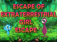 leikur Escape Of Extraterrestrial Girl Escape