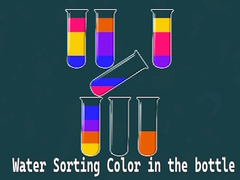 leikur Water Sorting Color in the bottle