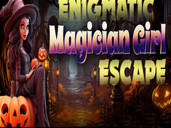 leikur Enigmatic Magician Girl Escape