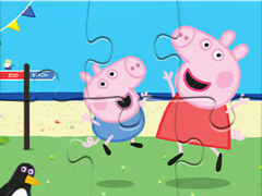 leikur Jigsaw Puzzle: Peppa Fun Day