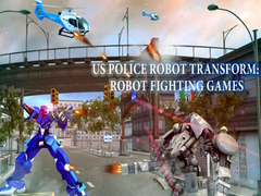 leikur US Police Robot Transform: Robot  fighting games