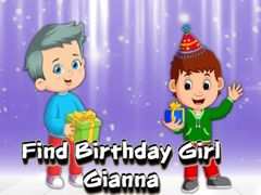 leikur Find Birthday Girl Gianna