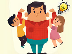 leikur Kids Quiz: What Do You Know About Father's Day?