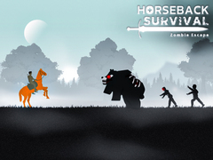 leikur Horseback Survival Zombies Escape