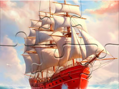 leikur Jigsaw Puzzle: White Sailing Boat