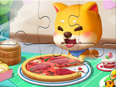 leikur Jigsaw Puzzle: Pizza Dog