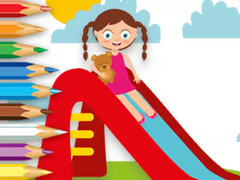 leikur Coloring Book: Playing Slide