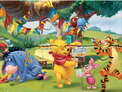 leikur Jigsaw Puzzle: Winnie The Pooh Party