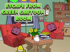 leikur Escape from Green Cartoon Room