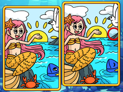 leikur Mermaids Spot The Differences