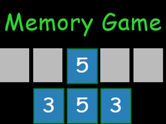 leikur Memory game