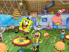 leikur Jigsaw Puzzle: SpongeBob SquarePants Work Time