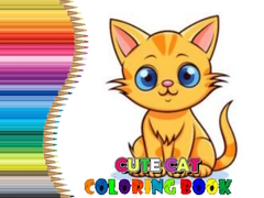 leikur Cute Cat Coloring Book